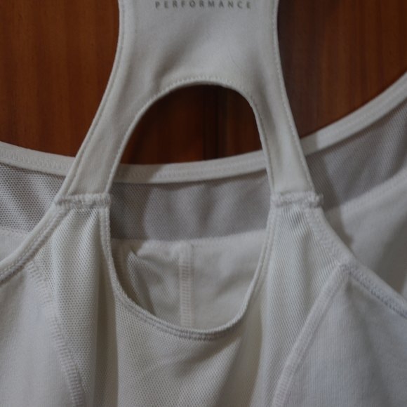 Calvin Klein White Performance Racer Back Tank Top XL - Picture 5 of 10